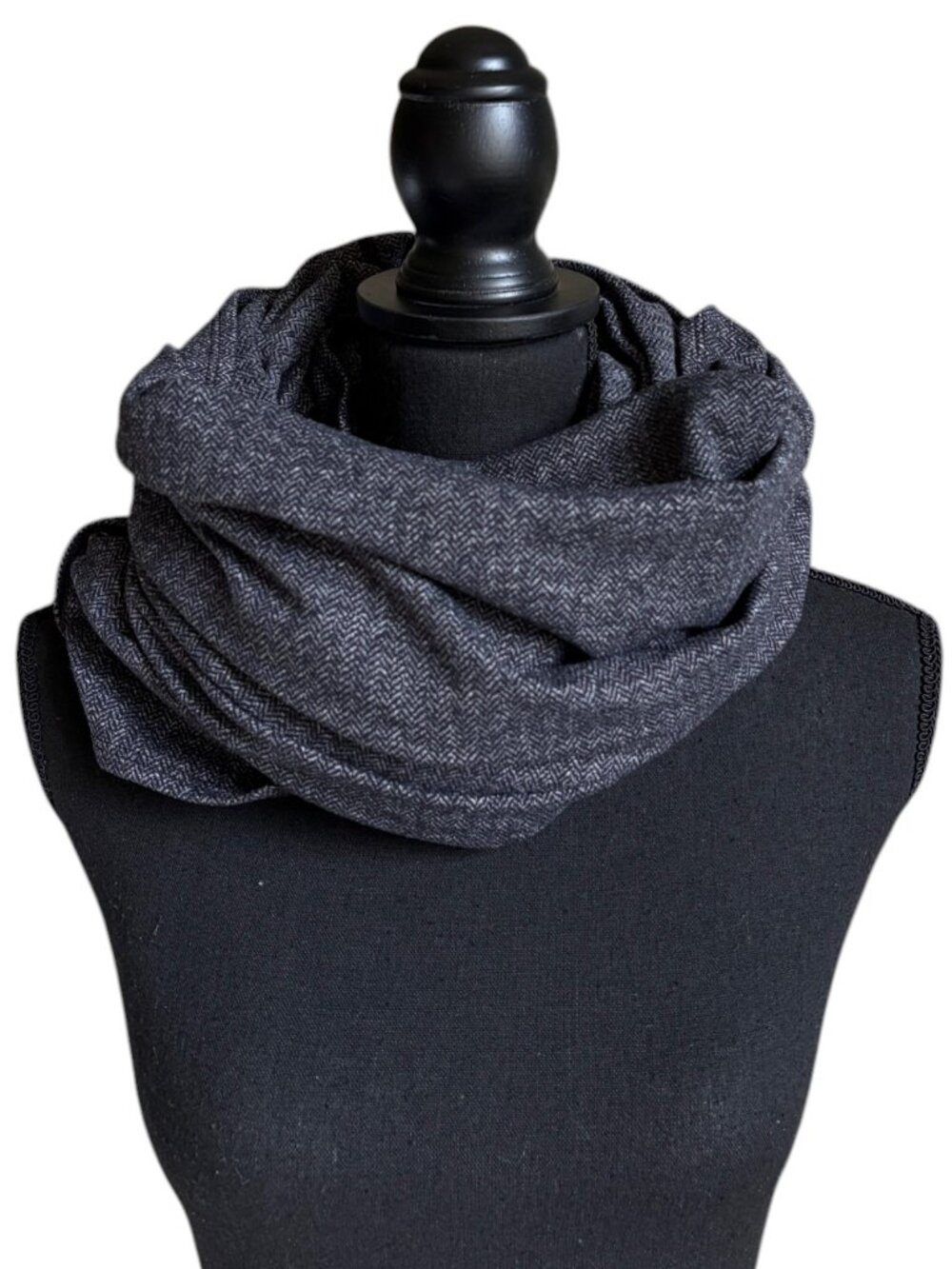 Lululemon Vinyasa Scarf (Black Herringbone)